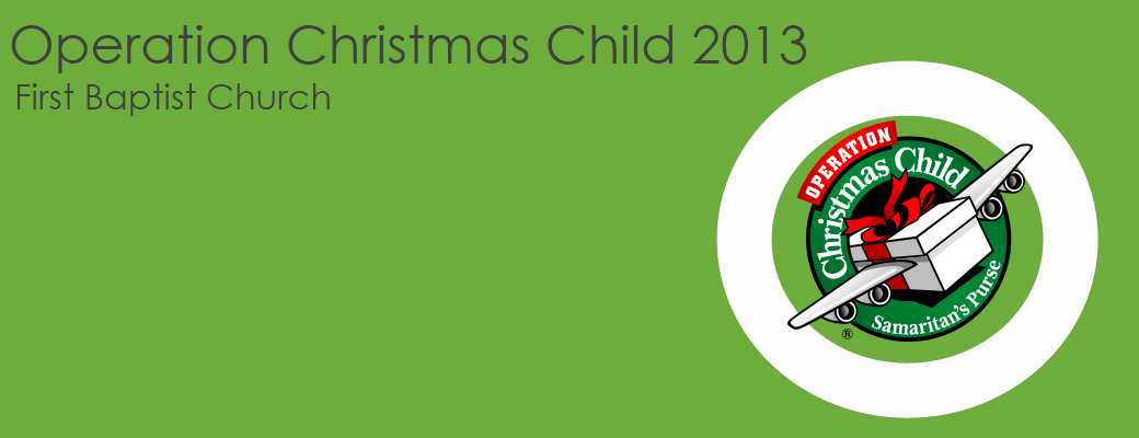 Operation Christmas Child 2013